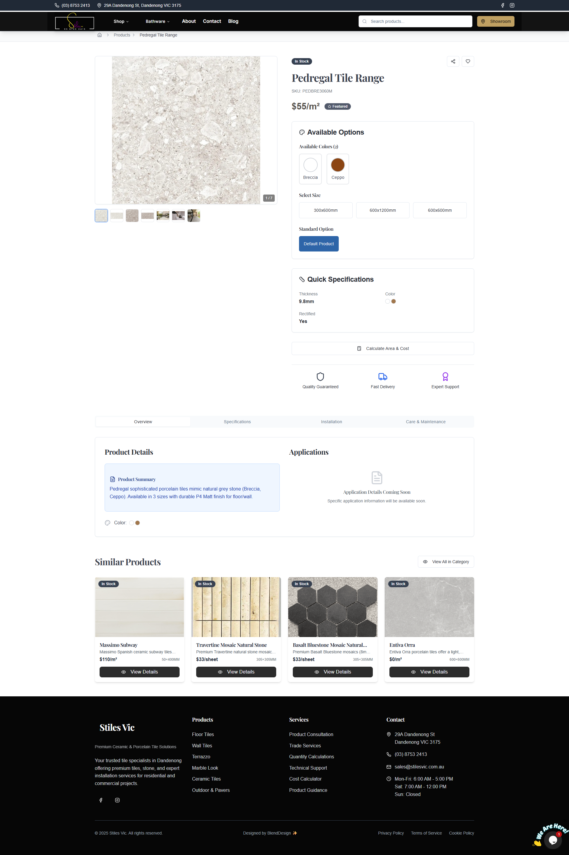 Stiles VIC – Premium Tile & Stone Digital Showroom - screenshot 3
